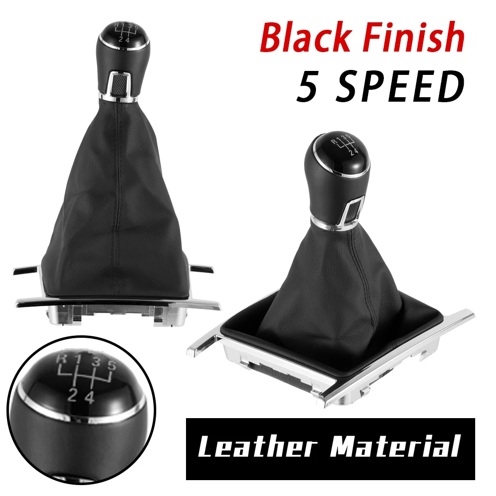 New Product Gear Shift Knob 5/6 Speed Interior Accessories For VW Amarok 2010-2022 Beautiful Vintage Design Leather Auto Parts