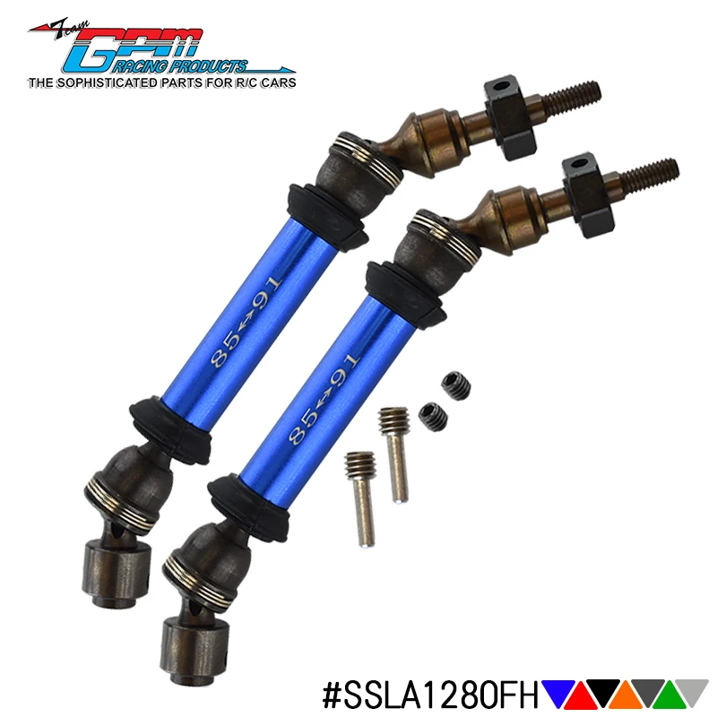GPM stalen en gelegeerde vooras met CVD-aandrijving en wielnaaf voor de TRAXXAS 1/10 Slash 4X4 / Stampede.