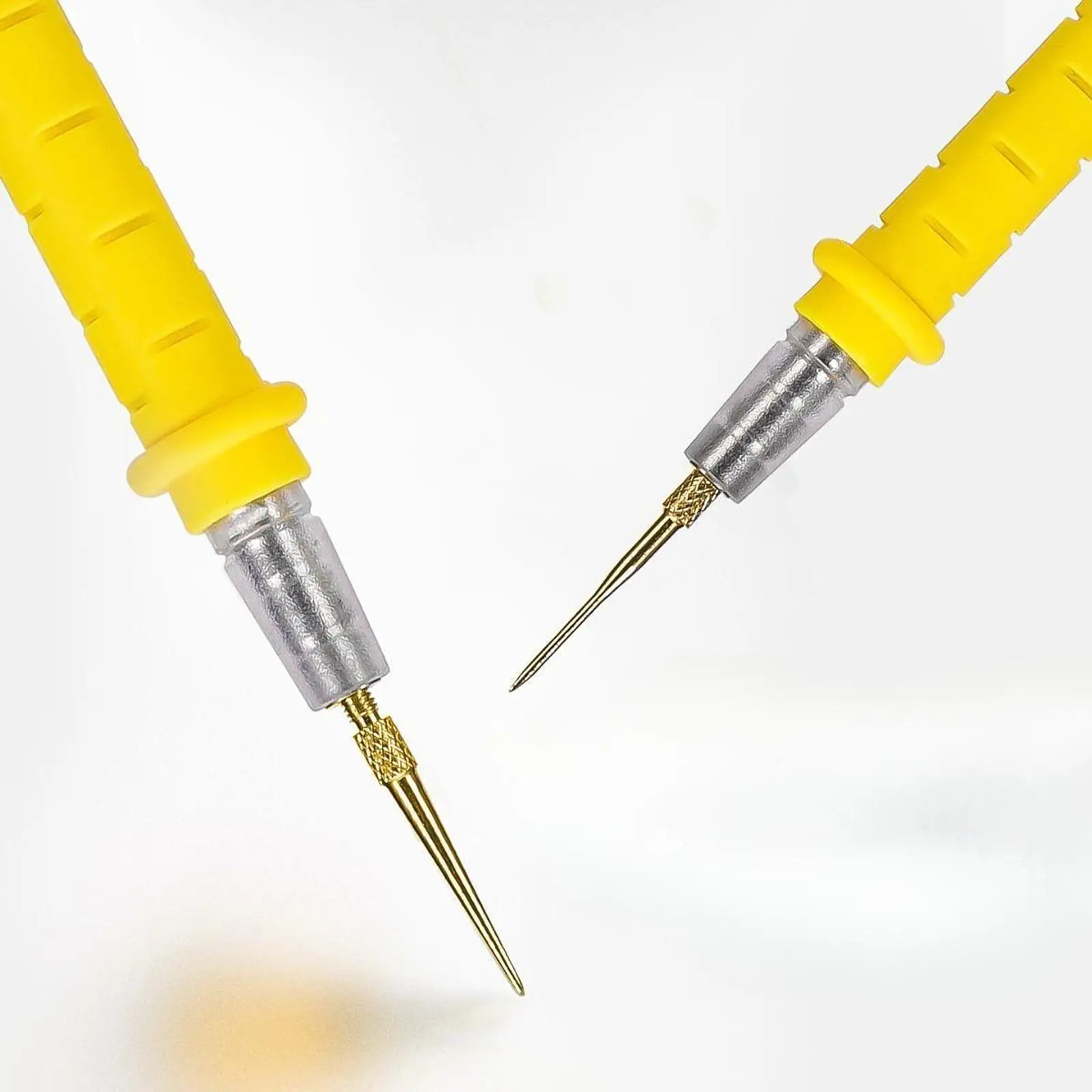 Wire Connectors Set with Multimeter Lead Holder Silicone Gold Plated Probe Pin Accessories for Electricians and Technicians