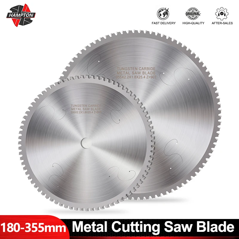 

HAMPTON Cutting Disc Saw Blade 36/48/60/66/80/90T Metal Carbide Cutting Disc Power Tools 180-355mm Circular Saw Blade