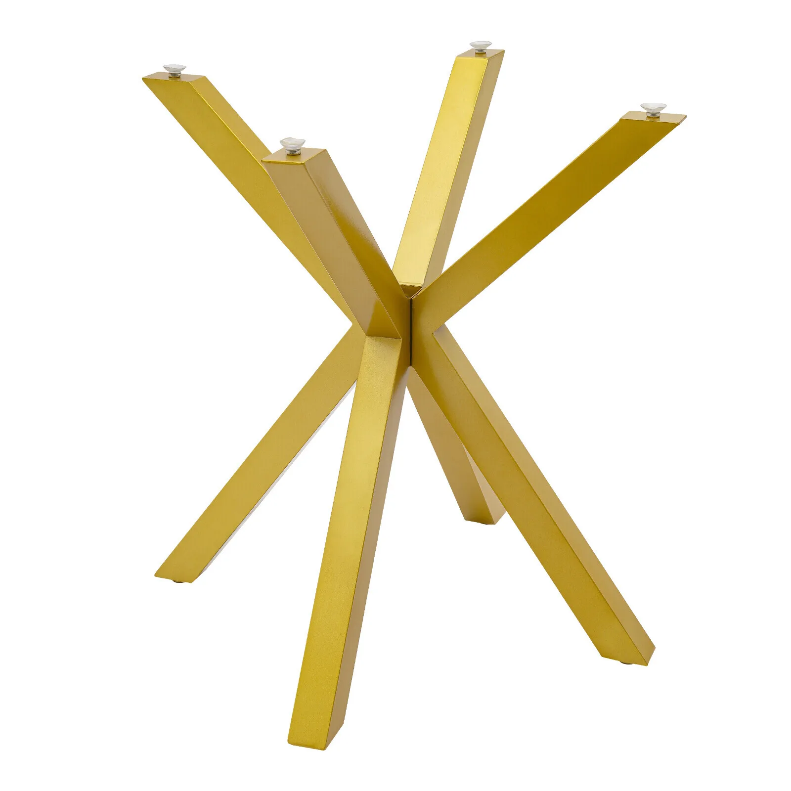 Café TablesStylish Gold Metal Table Legs for Coffee Tables Durable High Load Easy Assembly