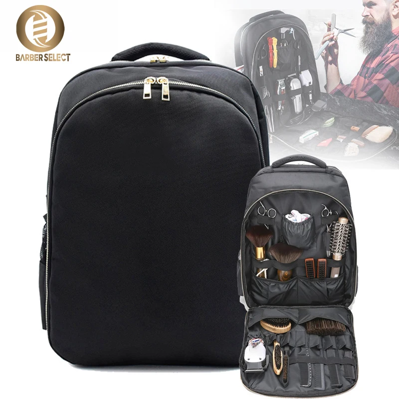 

Salon Barber Tools Backpack Beauty Hairdressing Makeup Tool Double Layer Large Capacity Storage Bag Multifunctional Travel Bags