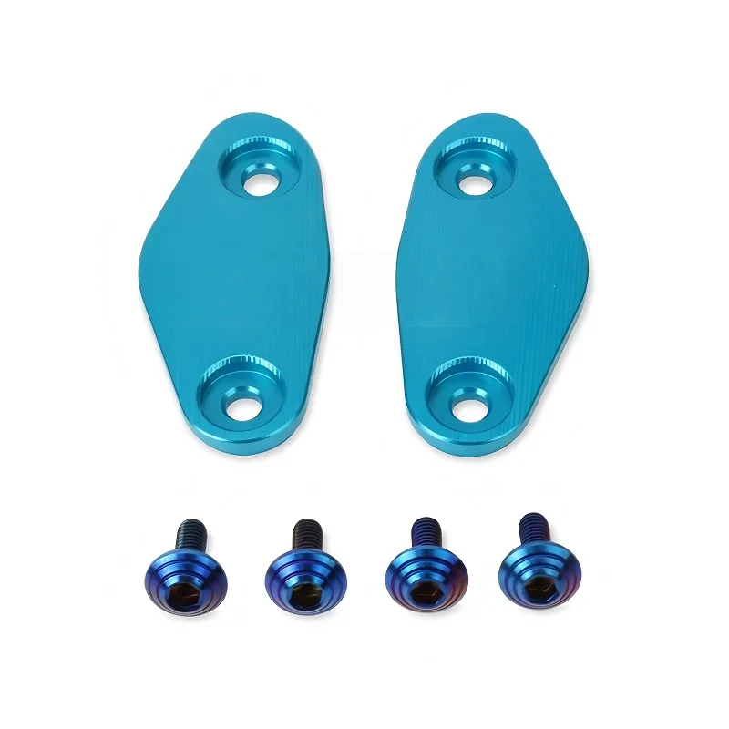 اكسسوارات الدراجات النارية مرايا الرؤية الخلفية مقعد غطاء الزخرفية مرآة قاعدة ل 675SR 675SRR 675SR-R 675 SR SRR #2