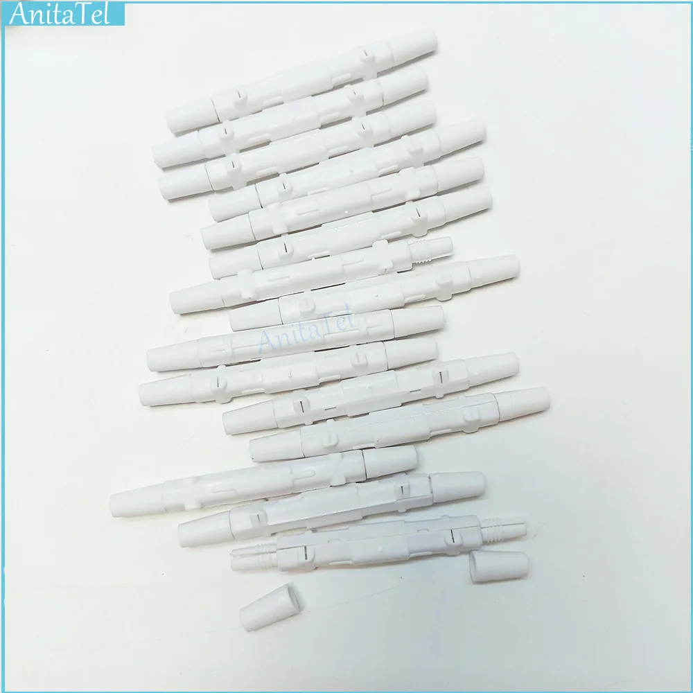 100Pcs Fiber Protection Leather Wire Optical Cable Heat Shrinkable Tube Protective Box Insulating Plastic