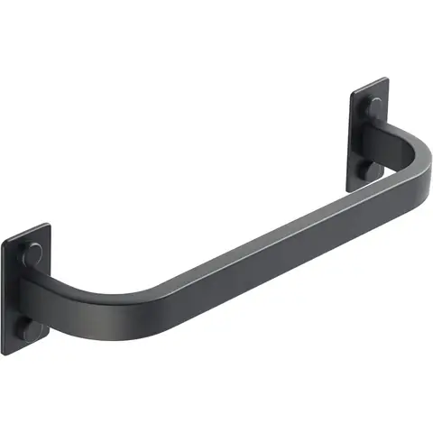 10 Inch Towel Racks for Bathroom Wall Mounted, SUS304 Stainless Steel Heavy Duty Towel Holder with Matte Black Finish - Modern