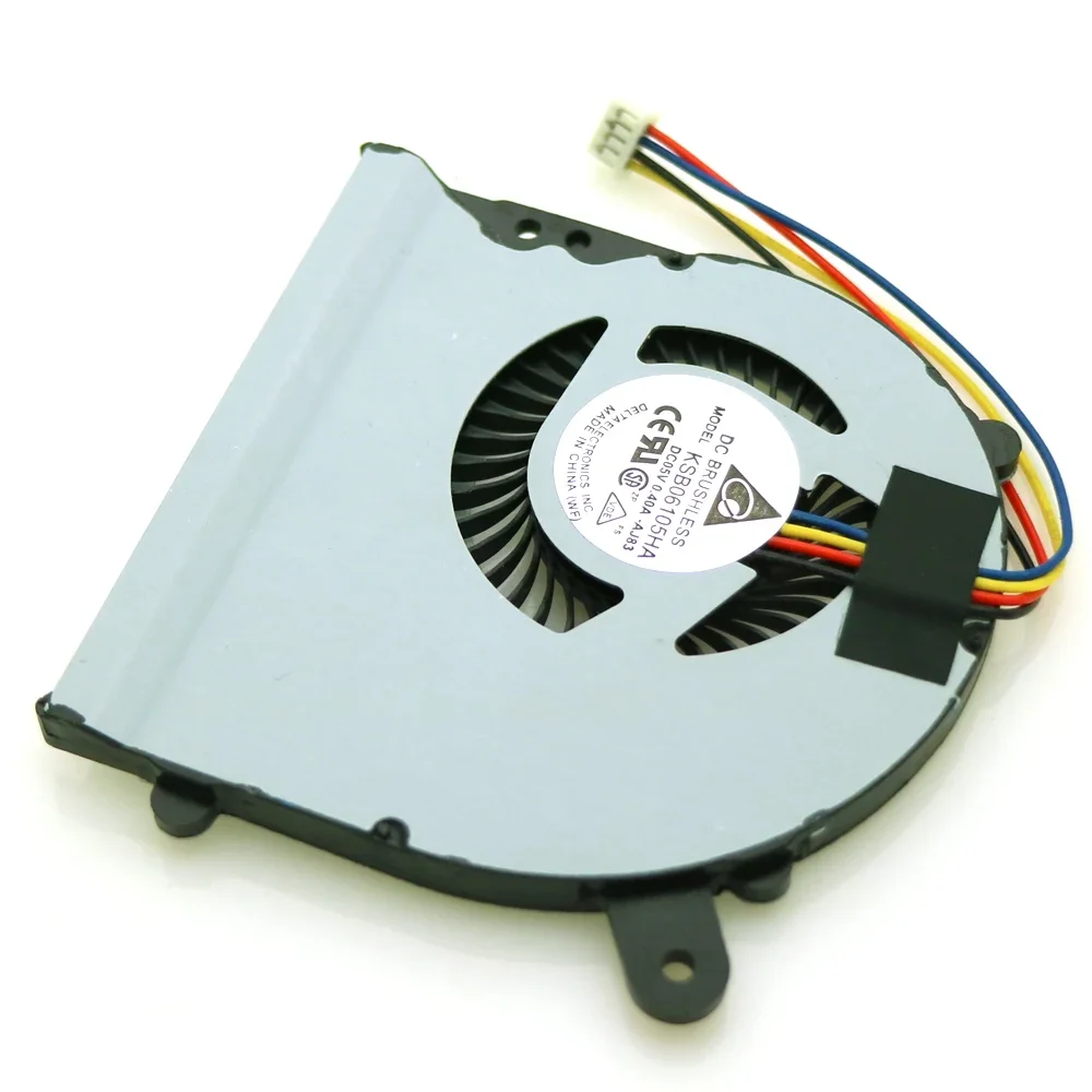 NUOVO KSB06105HA DC5V 0.4A 4Pin Ventola Per ASUS X402C X402E F402C S400 S400C S400CA S400E Ventola di raffreddamento della CPU