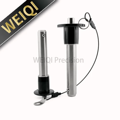 Imagen 2 del producto En Stock Pin de bloqueo de bola Pin Sfaty de acero inoxidable Pin de altavoz de matriz de línea Pin de liberación rápida con cuerda Dia5/6/8/10/12/14/16/20/25