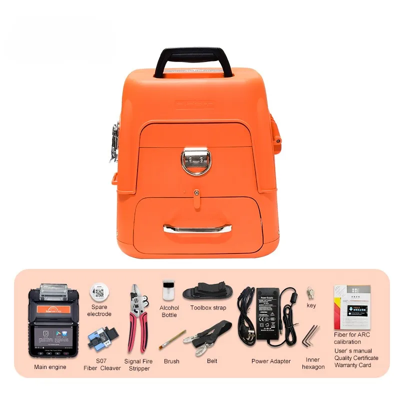 New FTTH Welding Machine Ai-6c+ Six Engine Core Alignment Optical Fiber Welding Machine Automatic Fiber Welding Machine