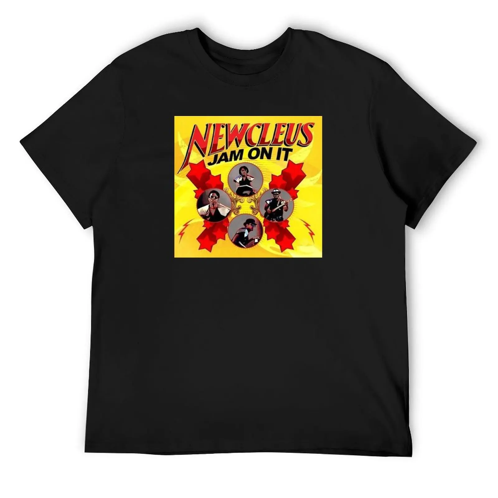 Newcleus - Jam On It - Stars T-Shirt custom t shirt oversizeds vintage anime shirt anime t shirts mens cotton t shirts