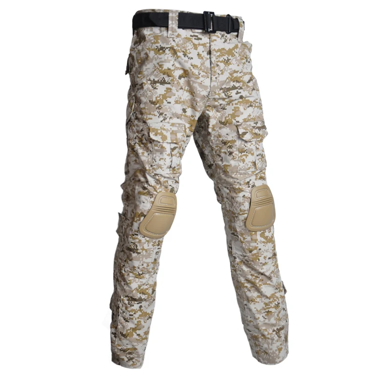 Tactical Camouflage Pants Combat Softair Pant Outdoor Climbing Pants Men's Working Clothing Hunting Cargo Pants Trousers Tops