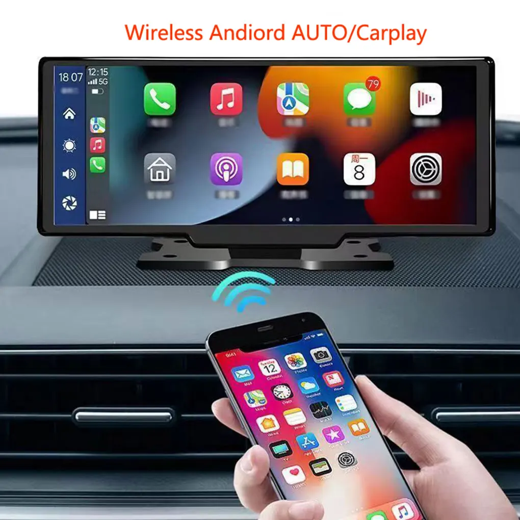 10.36Inch Truck Camera Monitor System 4 Channels BSD Alarm MP5 Touch Screen DVR Vehicle Video Recorder AHD 1080P Reverse Camera