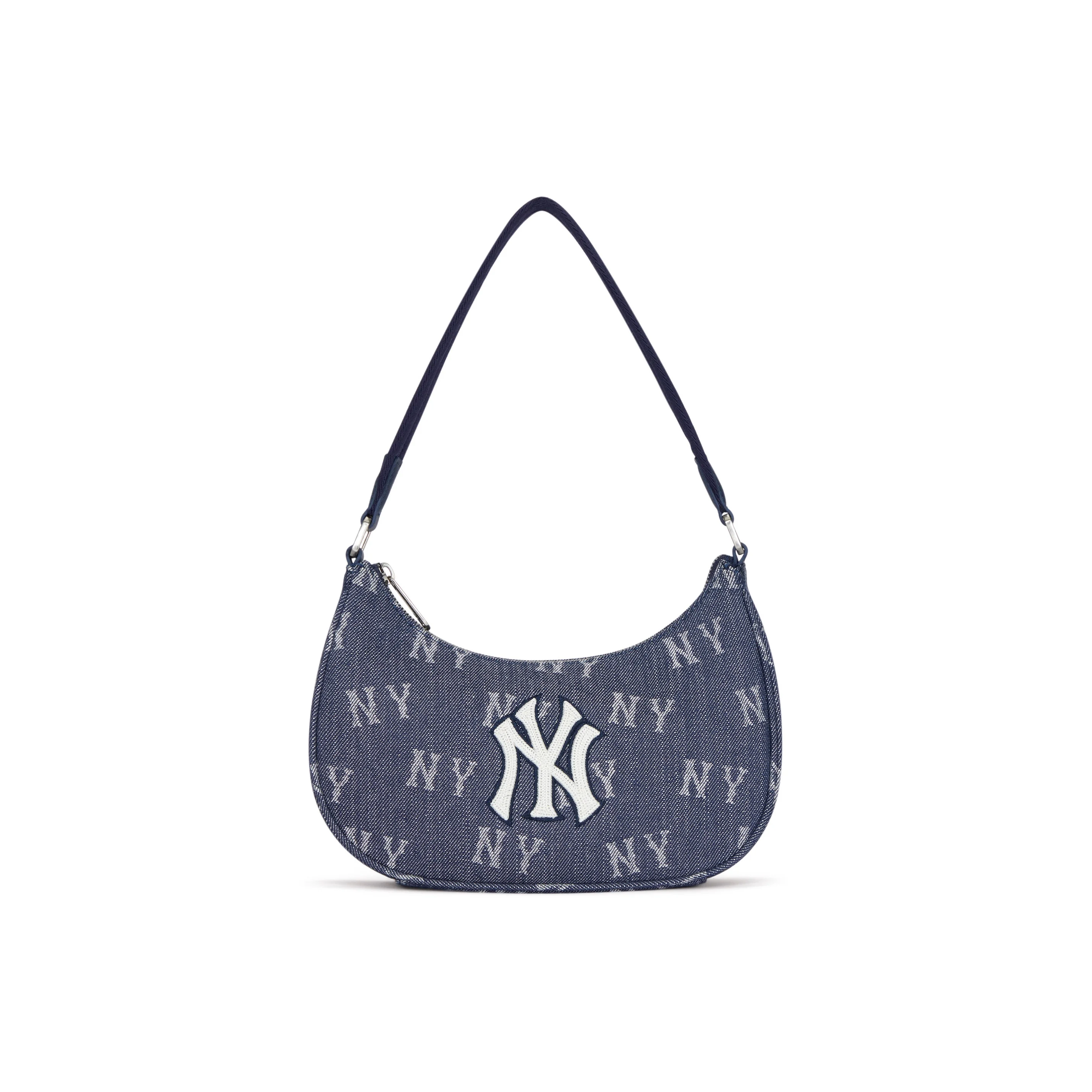 Bolsa de ombro de algodão MLB New York Yankees, bolsa, embreagem, mochila de estudante unissex Indigo 3ABQS224N-50INS