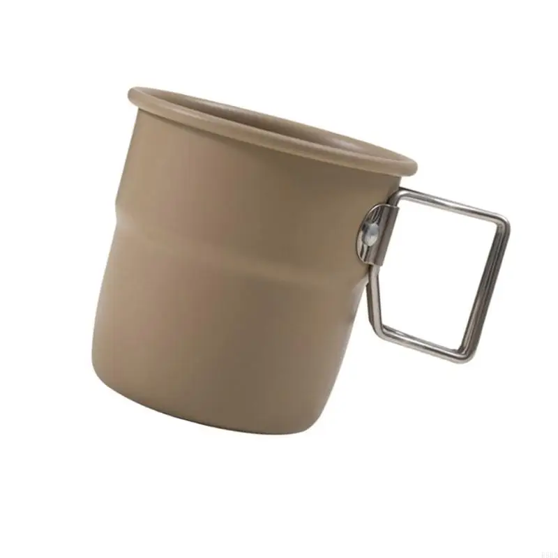 

E56D Outdoor Kitchen Equipment Travel Cookware Drink Cup Tourist Mug Camp Coffee Cup