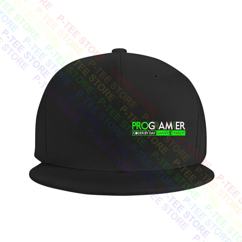 Topi bisbol hari program, Programer Coder Day Gamer By Night, topi Snapback rajutan ember