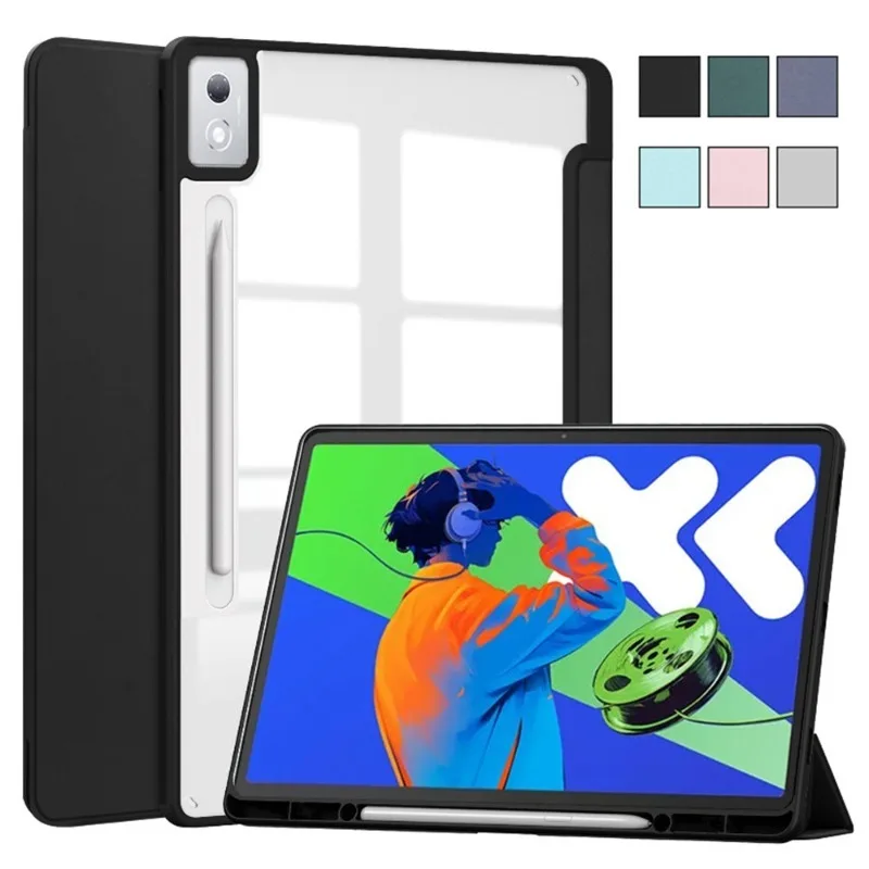 Für Lenovo Xiaoxin Pad Pro/Idea Tab Pro 12.7 2025 Hülle Magnetische Faltbare Flip-Standabdeckung Coque TB373FU/TB375FC 12,7" Tablet-Hülle