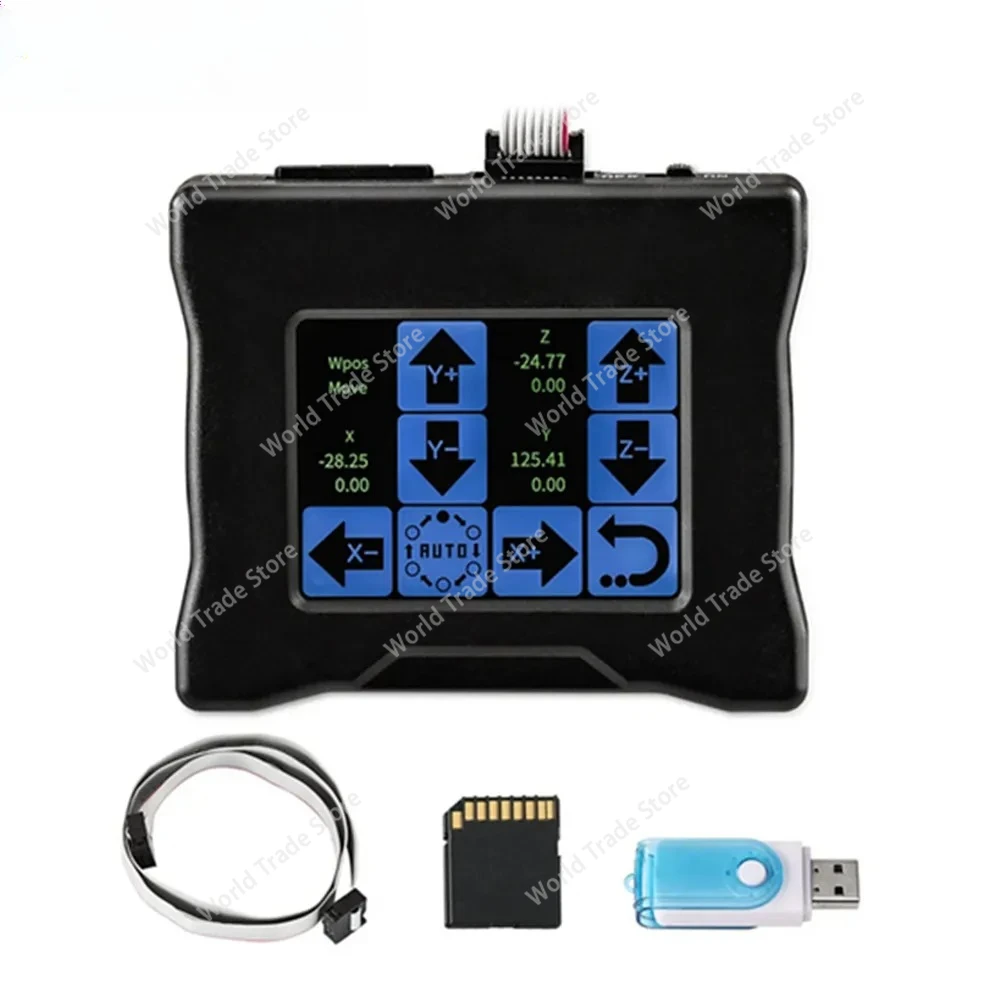 

Автономный контроллер с ЧПУ, 28 дюймов, сенсорный экран ESP, 32 бита, ЖК-дисплей с Wi-Fi для 3018/3020 4540, лазерный фрезерный станок