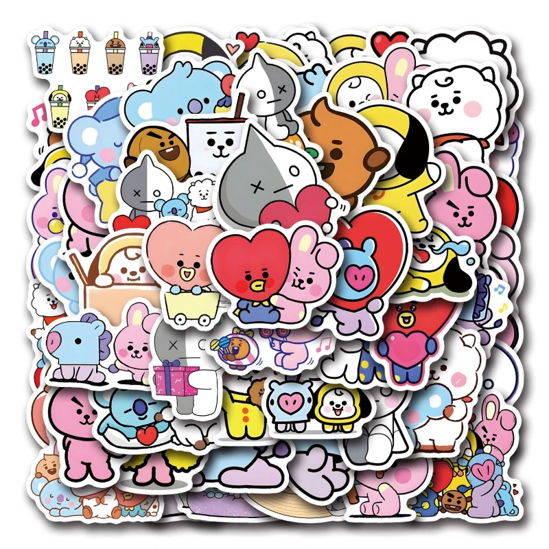 Anime Merchandise Mugs - BT21 anime ürünleri çizgi film sevimli