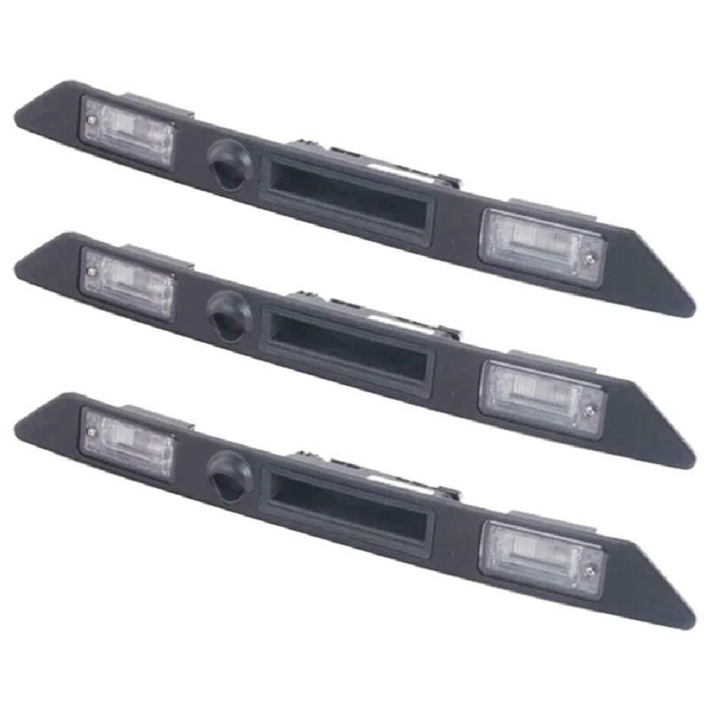 

3Pcs/Set Car Trunk Grip License Plate Light Trim Assembly For A4 B7 2005-2008 8E0827574C3FZ