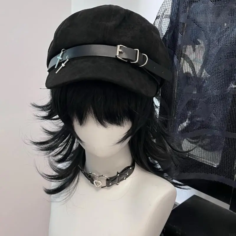 قبعة رسام للفتيات من Y3NE، قبعة فرنسية لطيفة للفتيات، قبعة للتصوير الفوتوغرافي للثقافات الفرعية #1