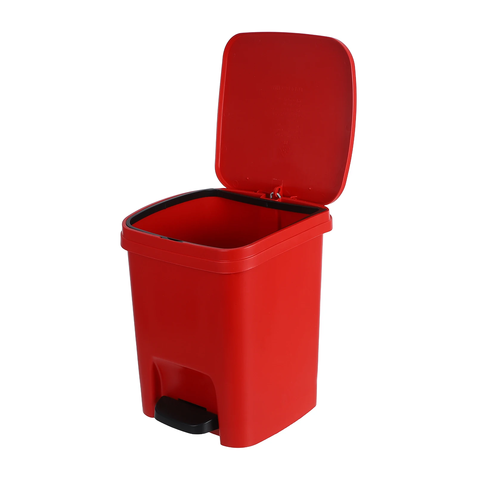 10L دواسة بلاستيكية سلة المهملات الوجه الغطاء العلوي سلة المهملات الحديثة للمطبخ الحمام مكتب غرفة نوم المنزل النوم المرآب تحت المكتب