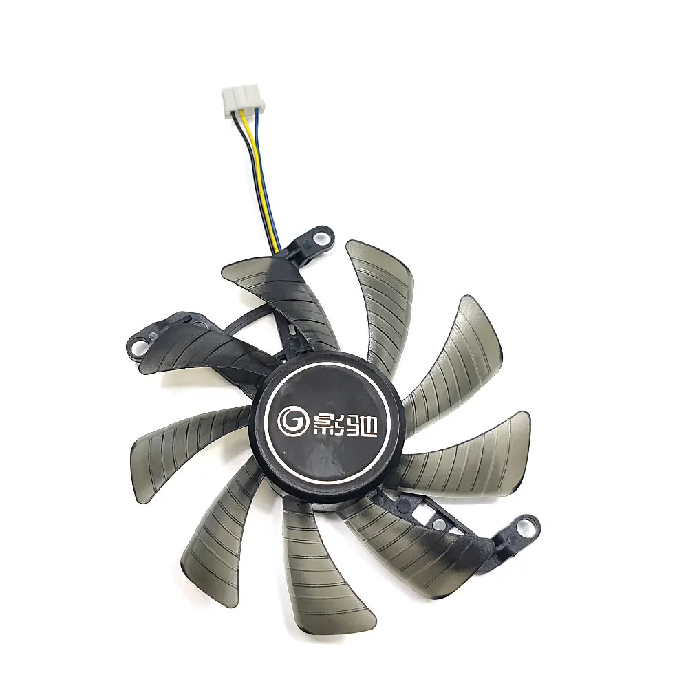 NEW 2PCS 85MM T129015SU GTX 1660 1660TI GPU Fan，For GALAXY / KFA2 RTX 2060 2070 SUPER、GTX 1660 1660TI Graphics card cooling fan