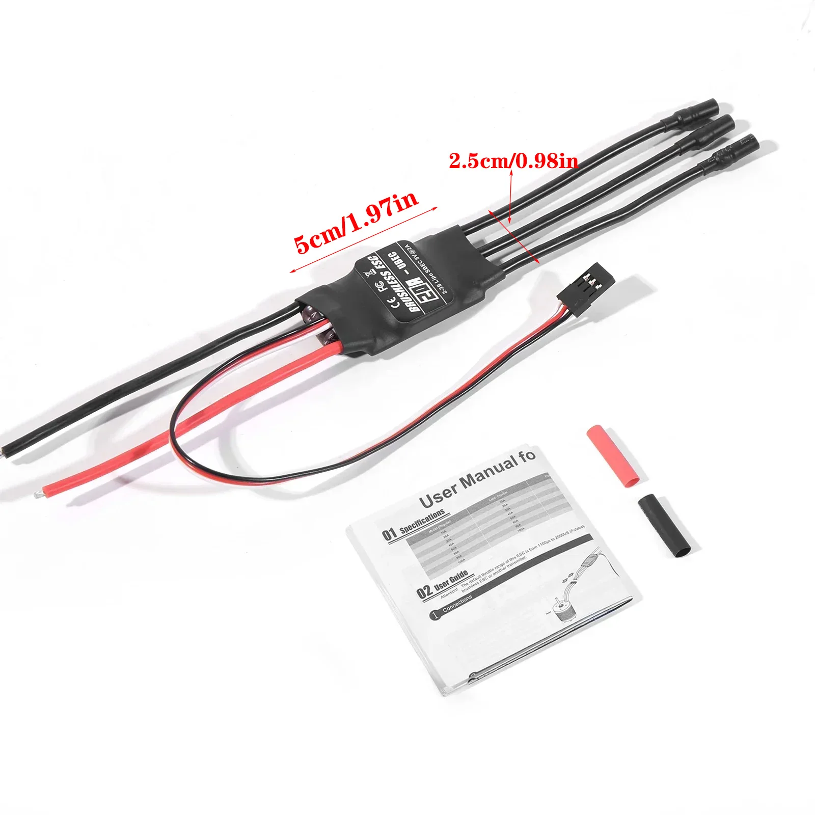 NEEBRC D2212 2450KV 2-3S moteur sans balais 20A ESC pour avion RC Drone de course FPV à voilure fixe avion Multicopter 6040 hélice