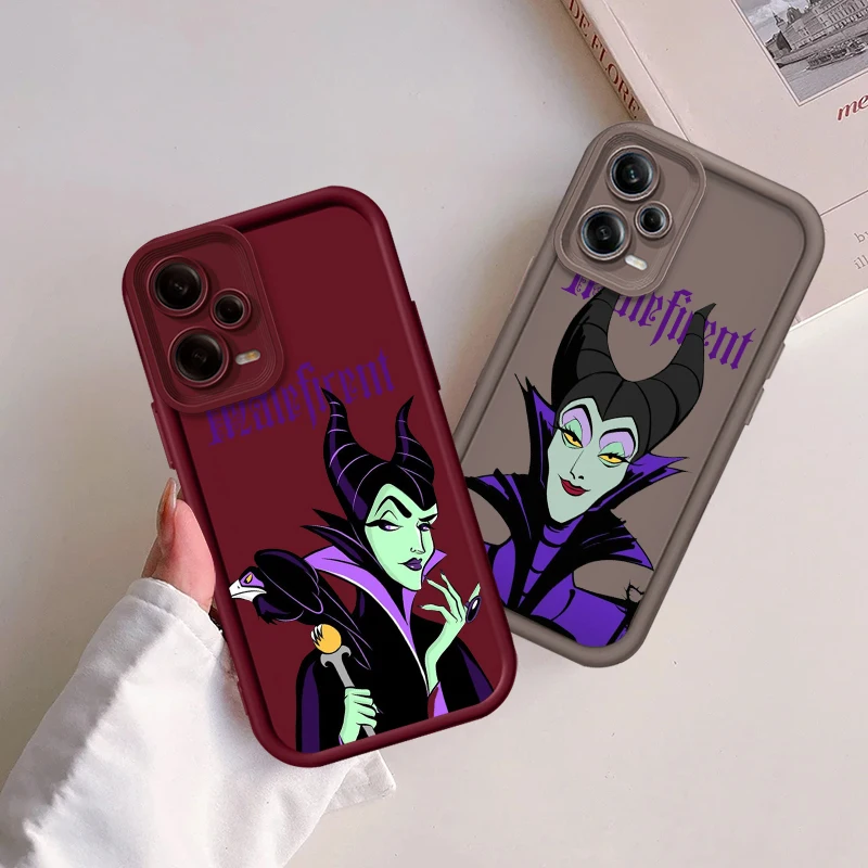 Disney Maleficent Art Eye Ladder For Xiaomi Redmi Note 13 12 12C 11 11S 10 10C 10A 9C 9A Pro 5G TPU Phone Case