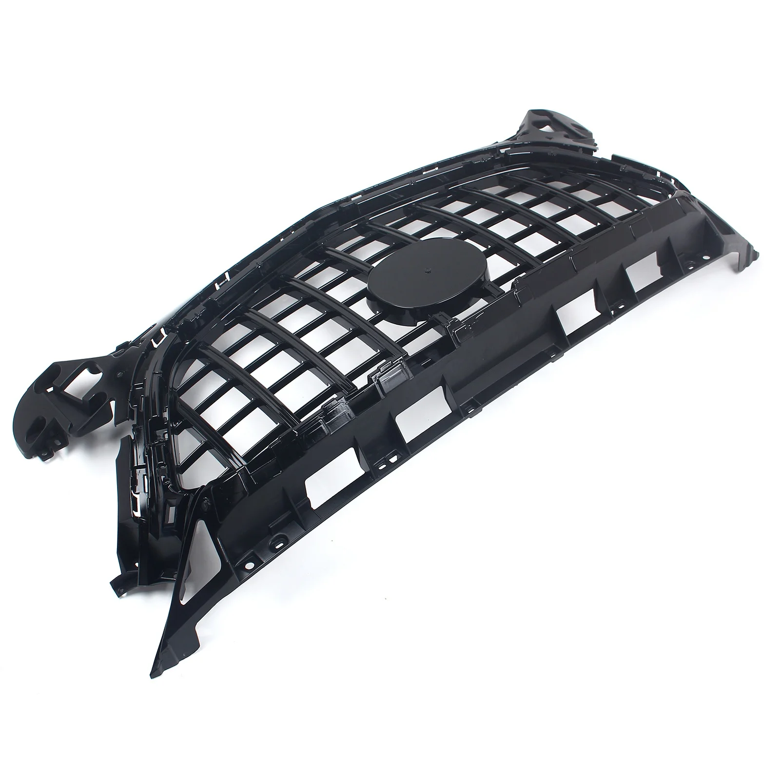 

5 Style Front Grille Black Honeycomb Style Car Upper Bumper Intake Hood Mesh Grid Body Kit For Mazda 3 Axela 2017 2018 2019