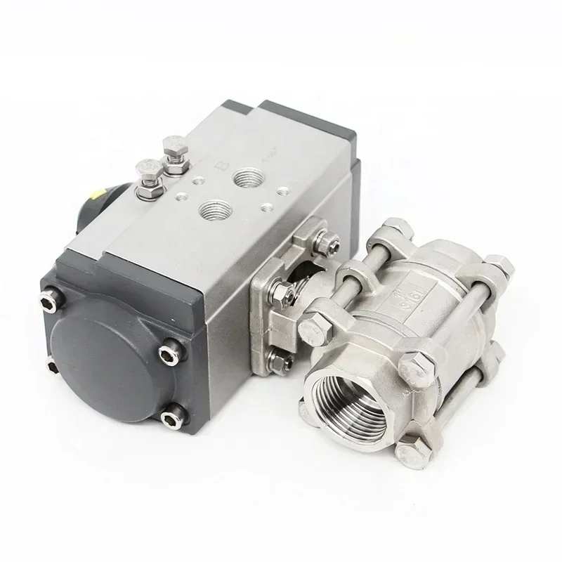 Controle pneumático Ball Valve Control Valve, 150LB PN16