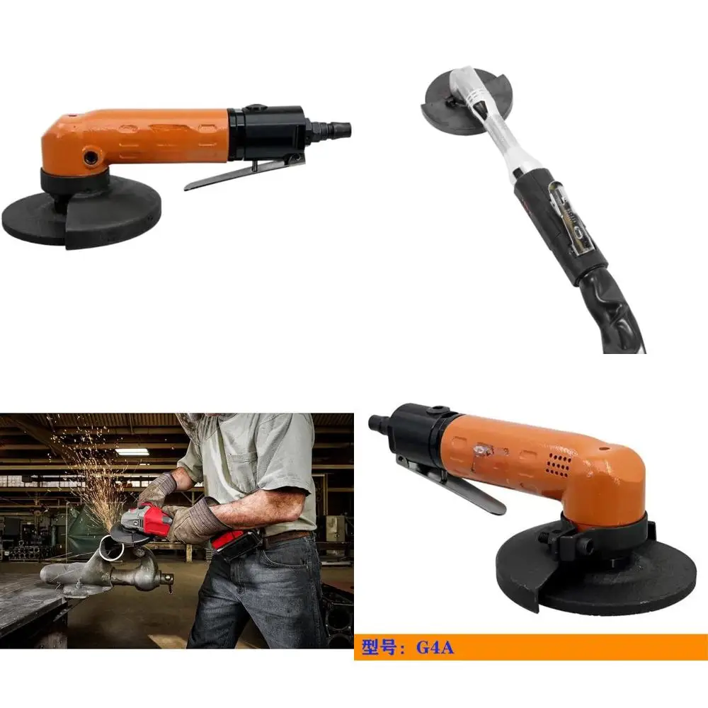 مطحنة زاوية هوائية خفيفة الوزن مقاس 4 بوصة للاستخدام الصناعي #1