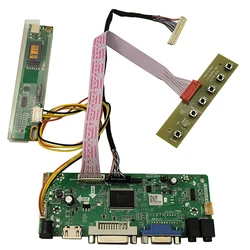 New Contorl Monitor Kit for LTN154X3 LP154W01 N154I1 N154I2 HDMI+DVI+VGA 1280x800 LCD LED Screen Controller Board Driver 1-CCFL