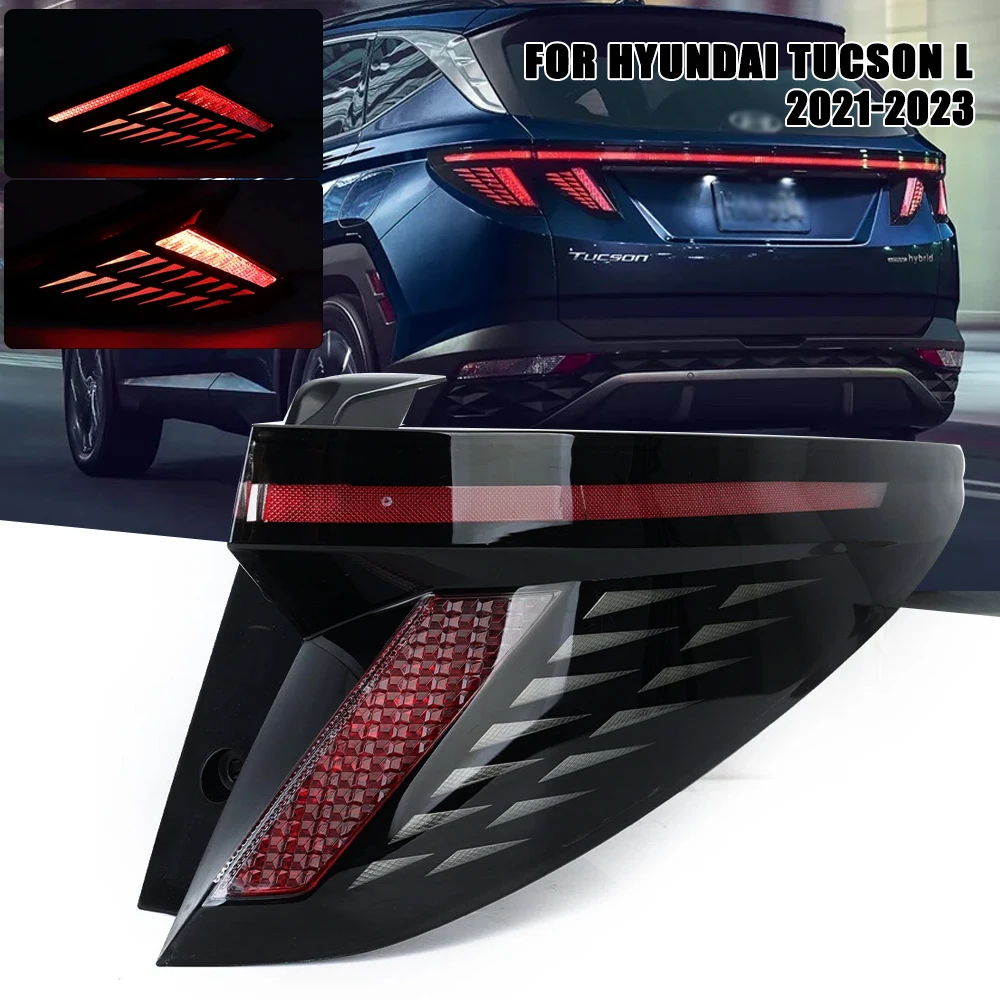 

Светодиодный задний фонарь для Hyundai Tucson L 2021 2022 2023, сигнальная лампа тормоза, сигнальная лампа бампера