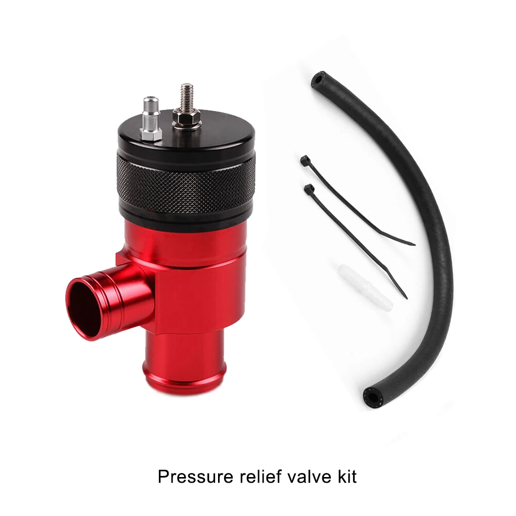 Fine Craftsmanship And Sturdy Aluminum Alloy Adjustable BOV Bypass Recirculation Kit And Red