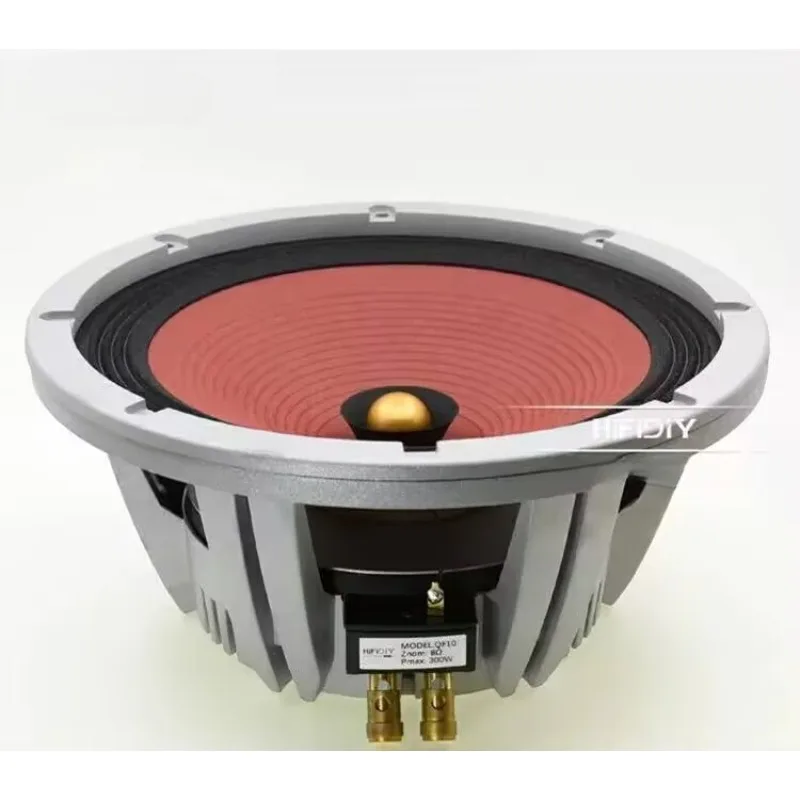 مكبر صوت KYYSLB DIY Fever 10 بوصة كامل المدى مع وحدة مكبر صوت مغناطيسية قوية من النيوديميوم Hi Fi عالية ومنخفضة التردد QF10
