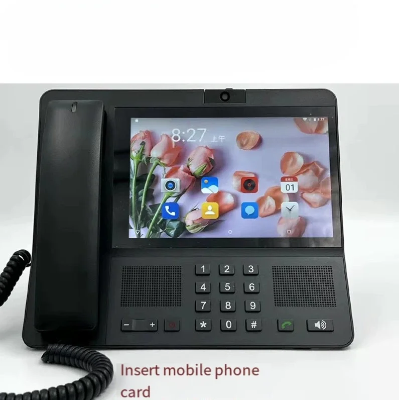 Full Netcom 4G + 64G smart card, video phone mobile Unicom touch screen wireless landline multi-language