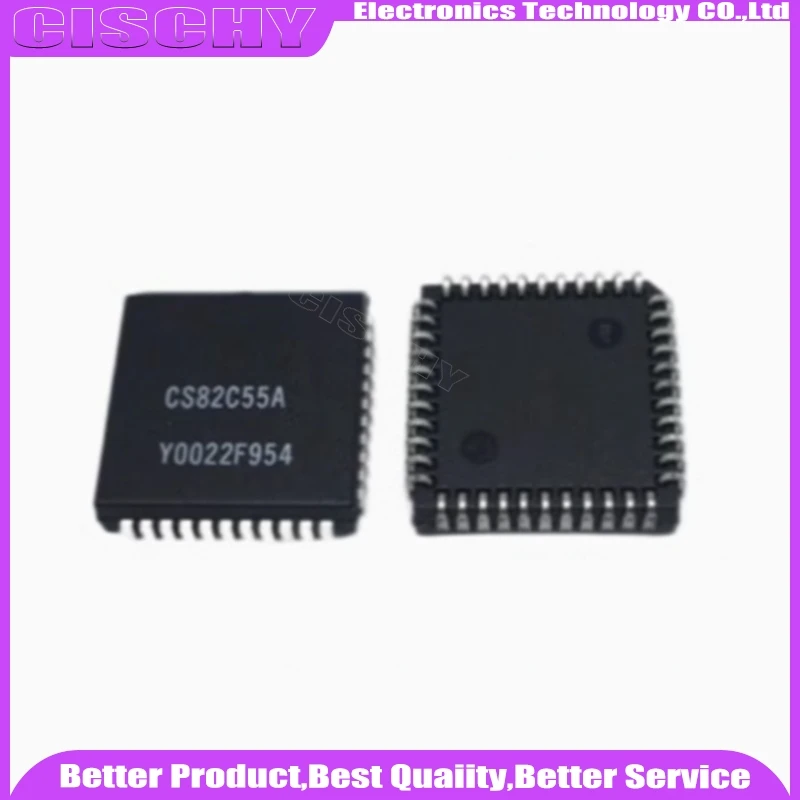 5pcs/lot CS82C55A CS82C55A-5 PLCC-44 In Stock