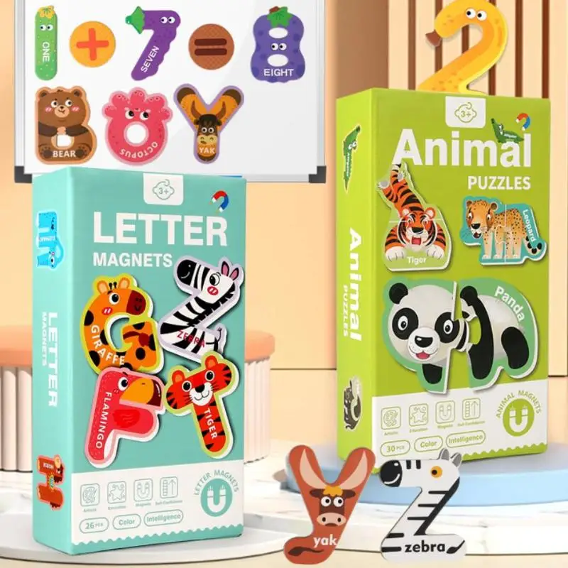 Aimants de réfrigérateur Montessori, 78 pièces, lettres magnétiques, livre, jeu de sort, jouets éducatifs pour enfants, cadeau
