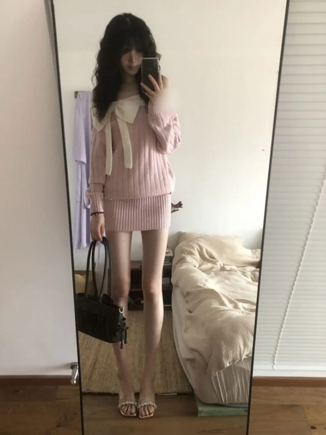 

Sexy Pure Desire ort Dr High Waist Knitted Bodycon Skirt for Spring Busin Casual Date Par Outdoor Travel