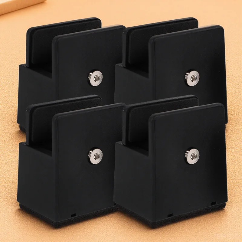 

4Pcs Furniture Risers 10-37Mm Adjustable Table Leg Riser Bed Frame Elevator Silent Wear-Resistant Raised Couch Sofa Support