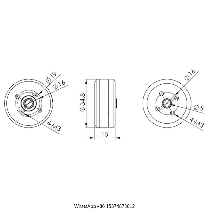 Iflight GBM2804 100T Brushless Gimbal Mo tor 12N14P Hollow Shaft for FPV Racing Cam era dr one Gimbal Mo tors 4pcs/lot Rctimer