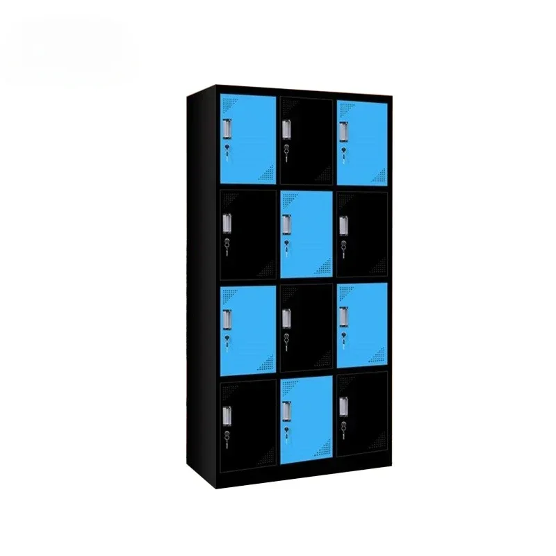 

12 Door Multiple-Colors Steel Wardrobe Locker Changing Room Metal Storage Cabinets Almirah For School Workshop Furniture