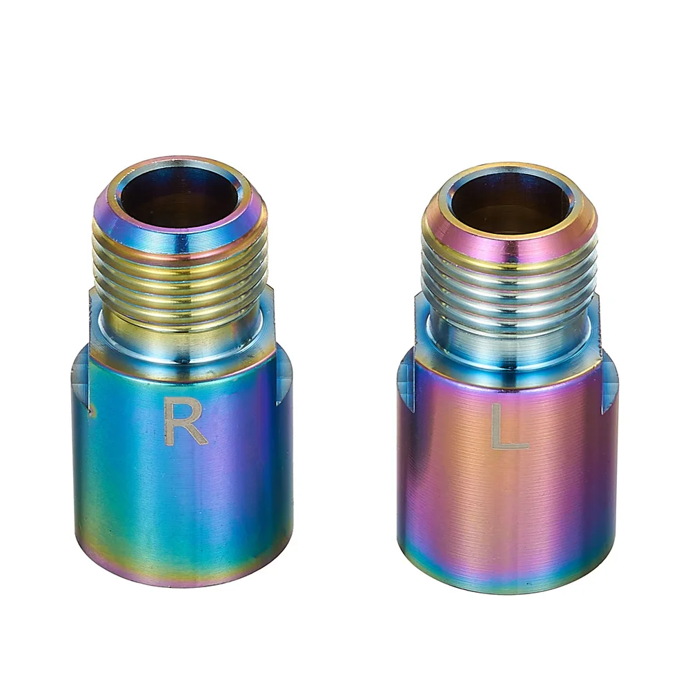 Bicycle Pedal Extension Shaft 20mm Length Increase for Improved Riding Posture Fits Most Adult Bikes Chromium Alloy Steel Build
