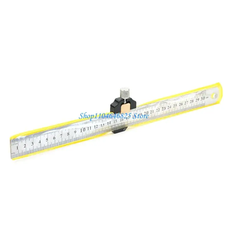 

Combination Square Adjustable Steel Ruler Positioning Block 45 90 Degree Angles Marking Gauges For Precisions Woodworking