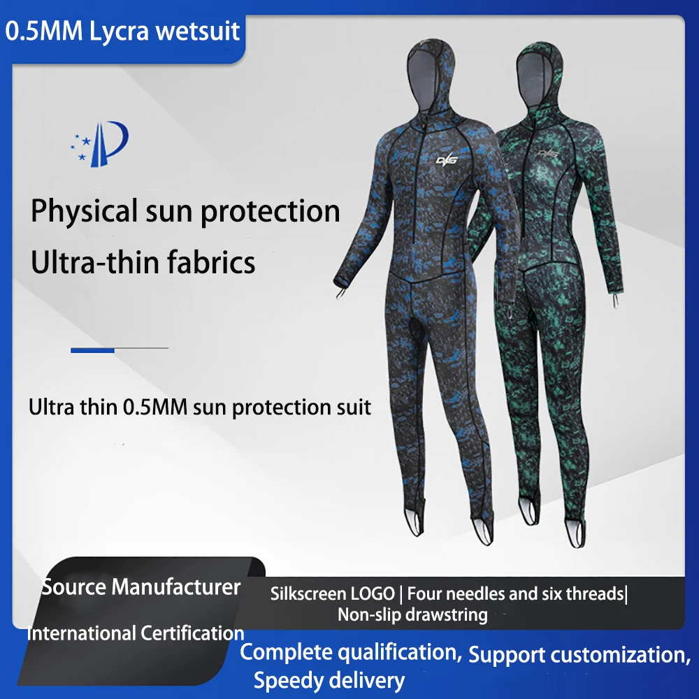 

Men Women Lycra Wetsuit UPF50+ Diving Skin Rash Guard Full Body UV Protection for Diving Snorkeling Surfing Spearfishing Sports