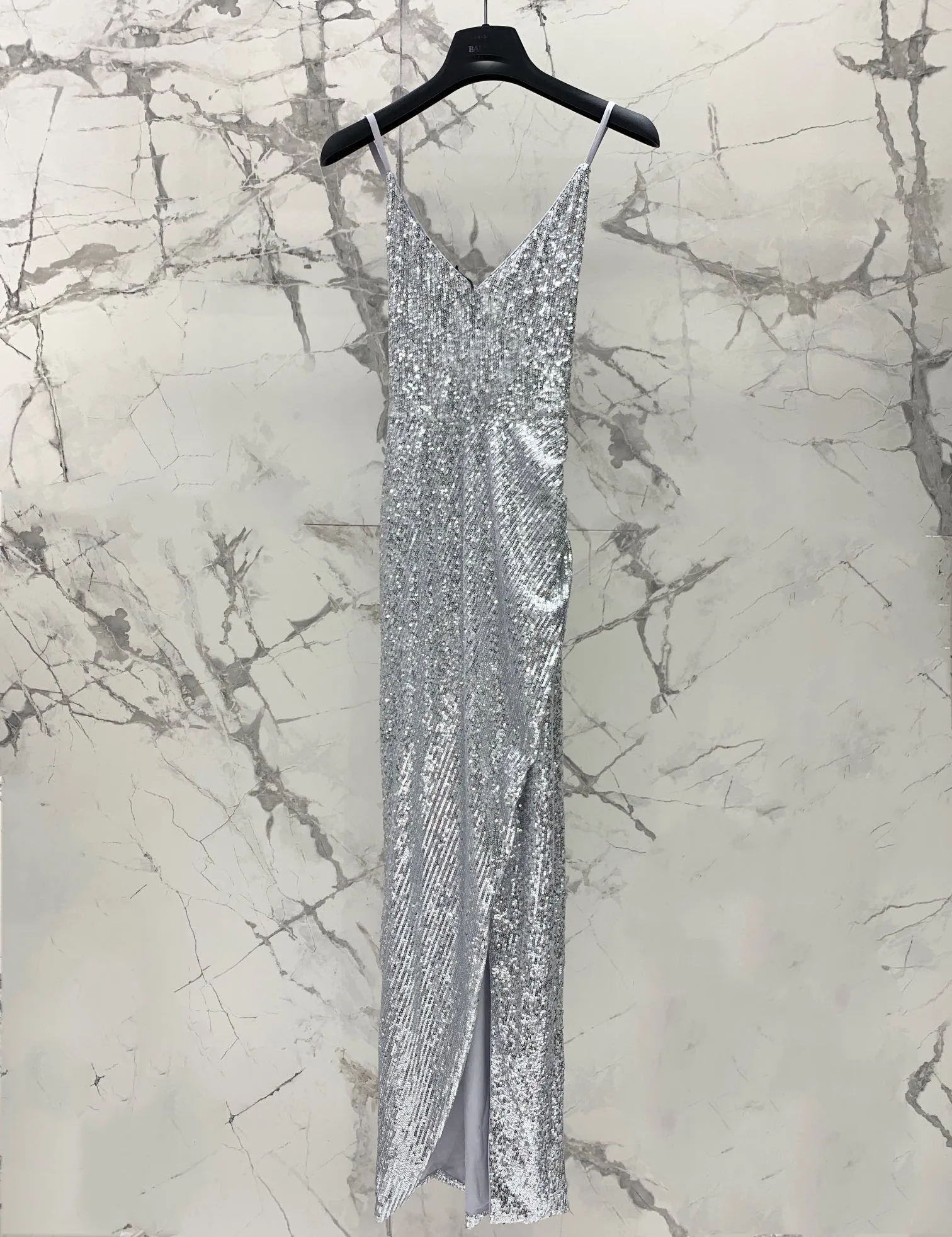 

2025ss spring summer new women high quality sequined sleeveless dresses with jacket coat female chic sets suits