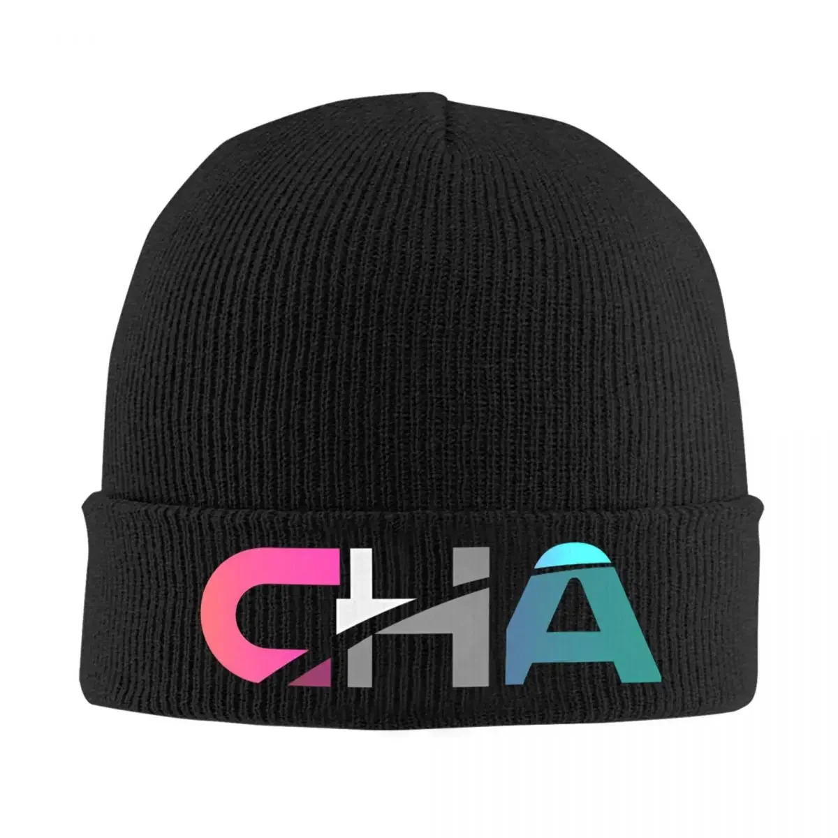 Cha Logo Bonnet Hats Beanie Hats Design Knitting Hat Winter Vintage Female Male Kpop Head Wrap Cap