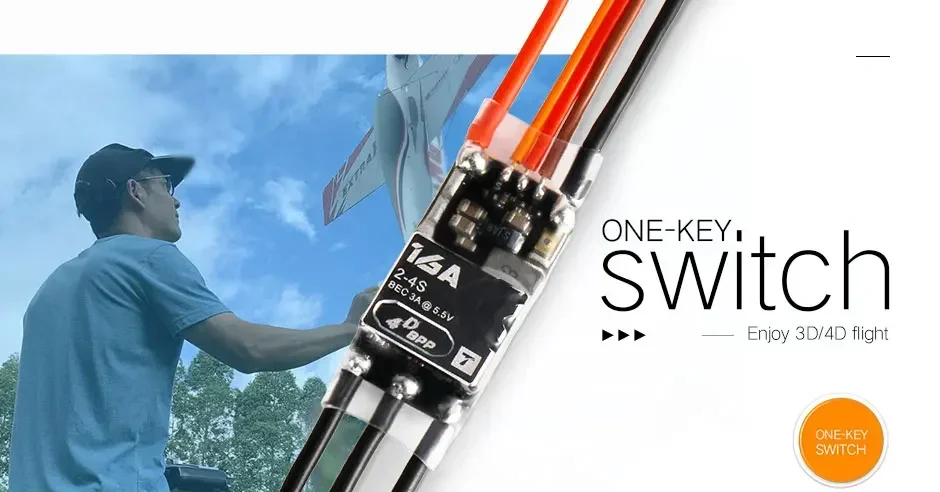 T-MOTOR or T-Hobby AM16A 16A 2-4S F3P ESC FPV Electronic Speed Control For FPV Drone