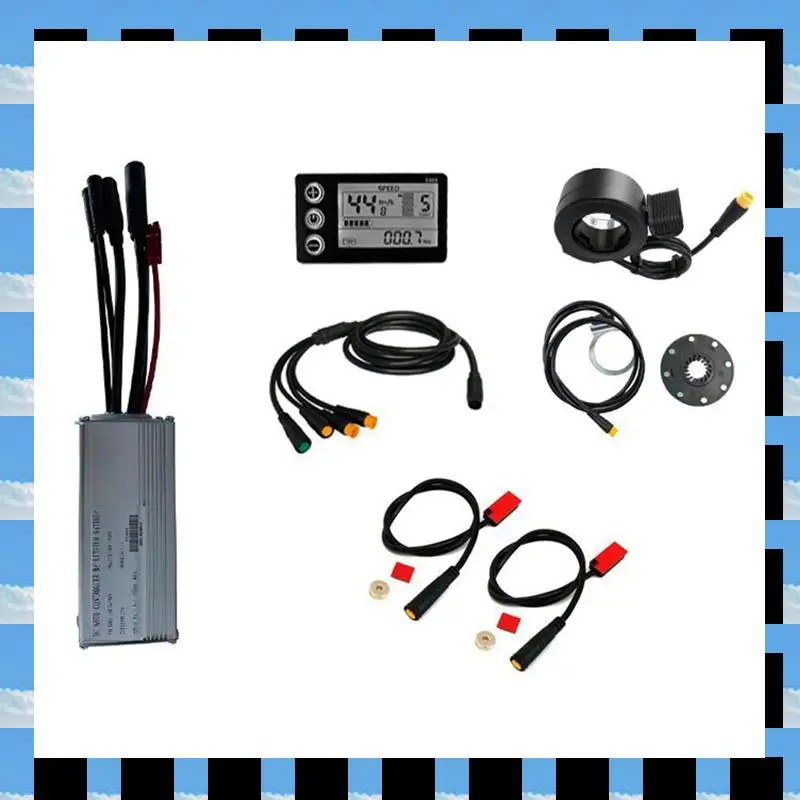 

ABME 36 В 48 В 750 Вт электронный велосипед 25A синусоидальный бесщеточный контроллер с дисплеем S866 световой дисплей для электронного велосипеда