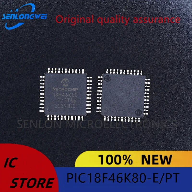 New original PIC18F46K80-E/PT QFP44 Single chip IC integration