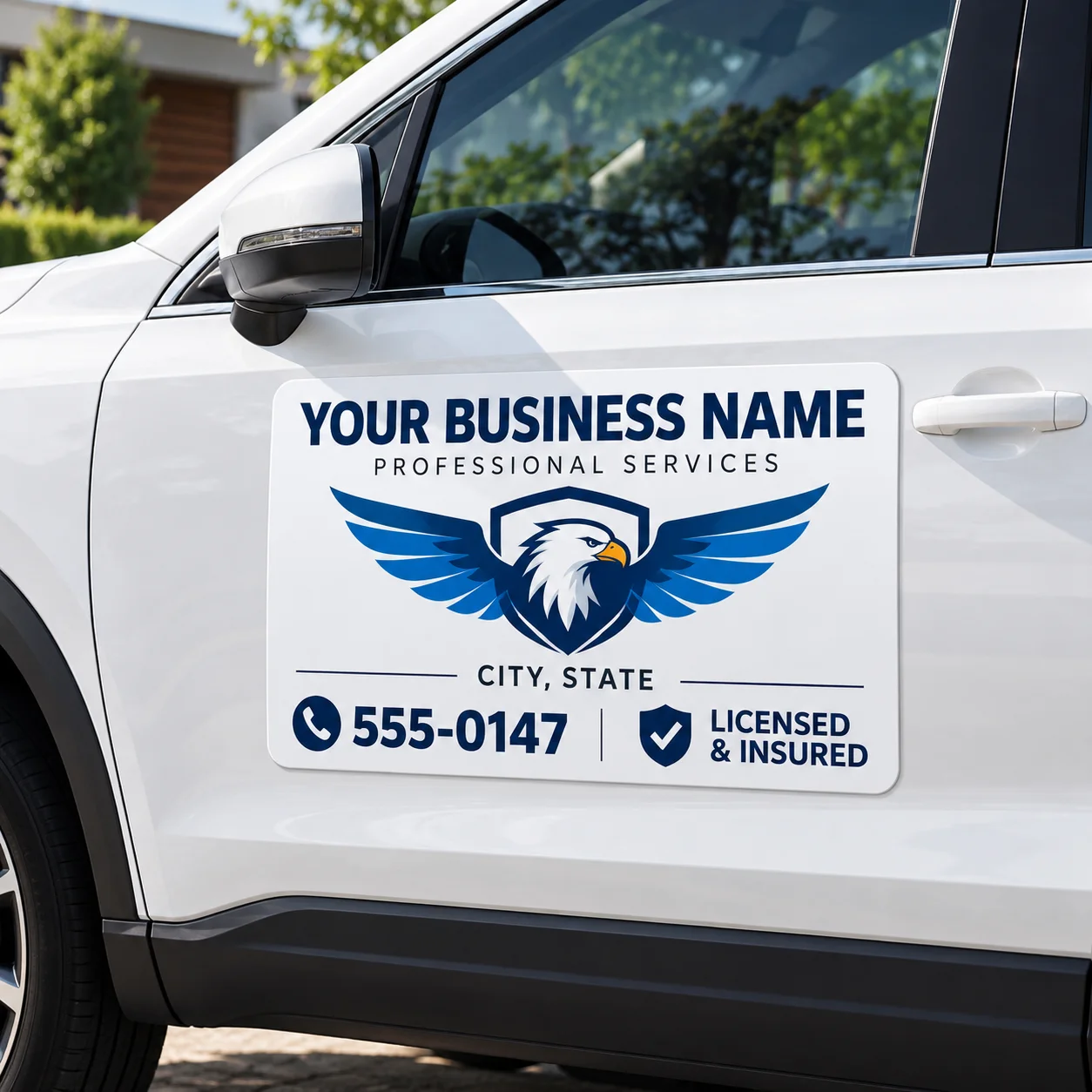 Custom Car Magnets - Full-Color Magnetic Car Signs | Personalized Car Door Magnets